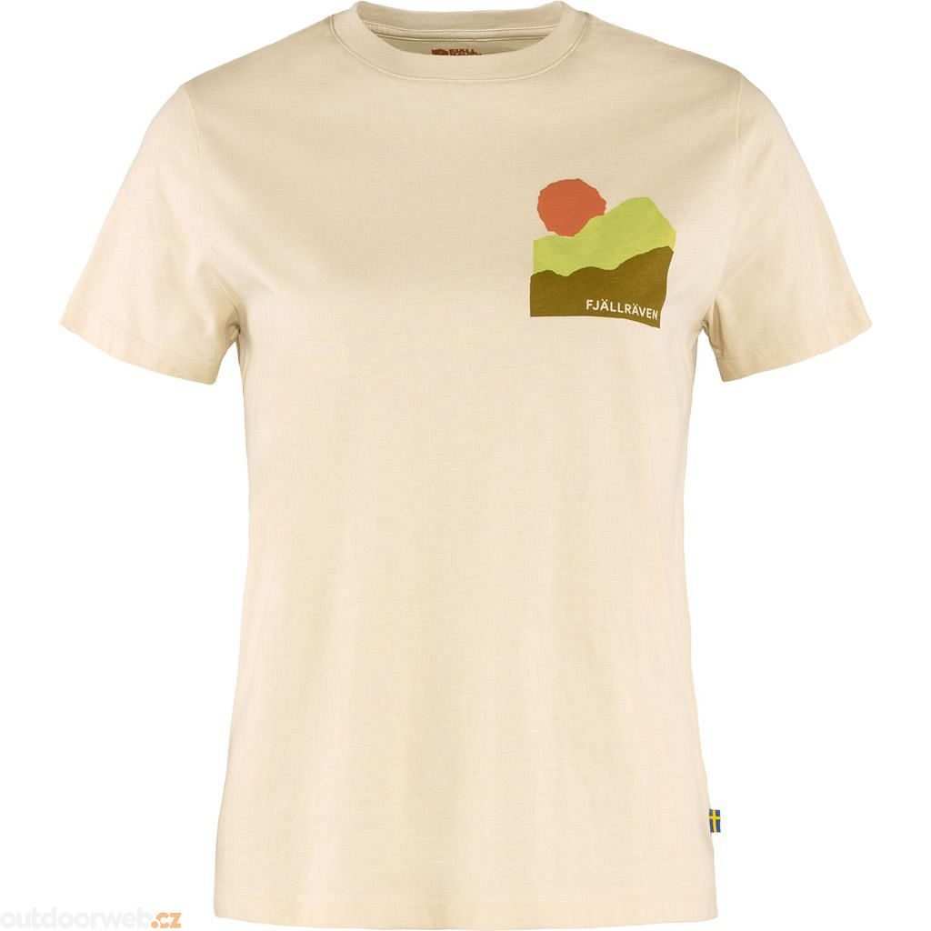 Nature T-shirt W Chalk White - tričko dámské - FJÄLLRÄVEN - 53.32 €