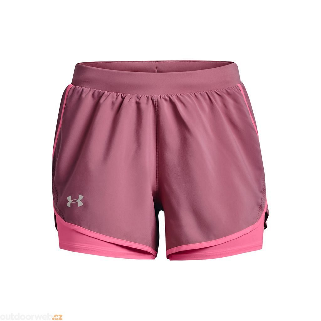 UA Fly By 2.0 2N1 Short, Pink - women's running shorts - UNDER ARMOUR -  29.31 €