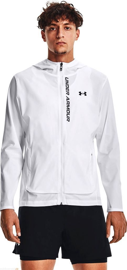 OUTRUN THE STORM JACKET-WHT - men's running jacket - UNDER ARMOUR - 77.26 €