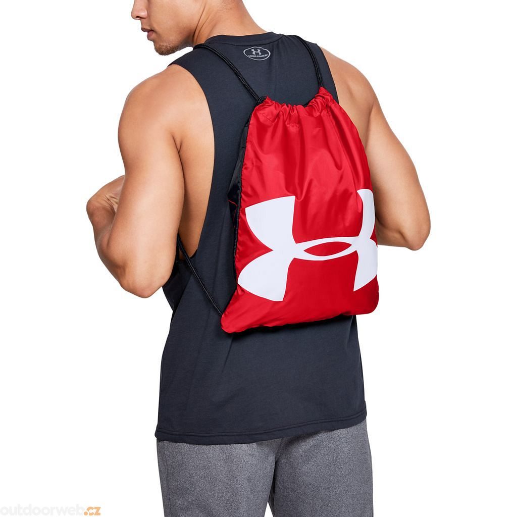 UA Ozsee Sackpack, Black/red - Shoe bag - UNDER ARMOUR - 14.50 €