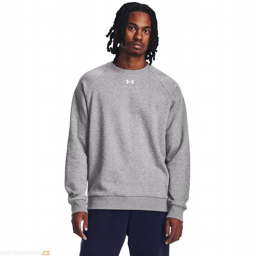  Rival Fleece Crew, grey - men's sweatshirt - UNDER