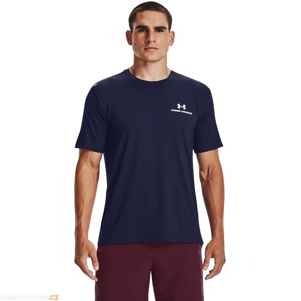  UA Rush Energy SS, Navy - men's short sleeve t-shirt -  UNDER ARMOUR - 30.51 € - outdoorové oblečení a vybavení shop