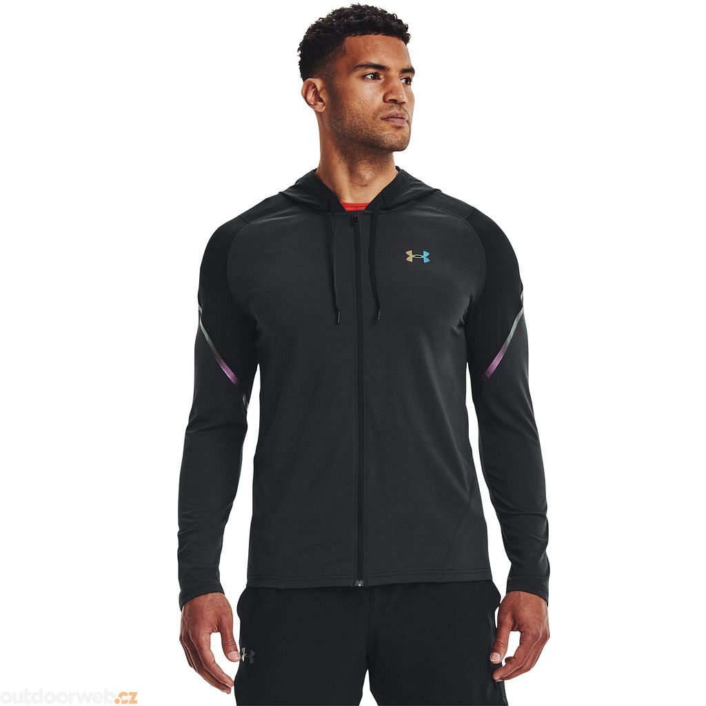  UA Rush FZ Hoodie-BLK - men's sweatshirt - UNDER ARMOUR -  69.36 € - outdoorové oblečení a vybavení shop