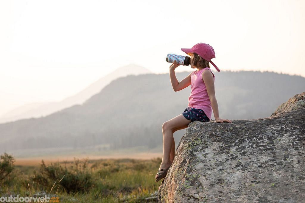 TKWide w/Twist Cap heart stripe 355 ml Thermos KLEAN KANTEEN 40