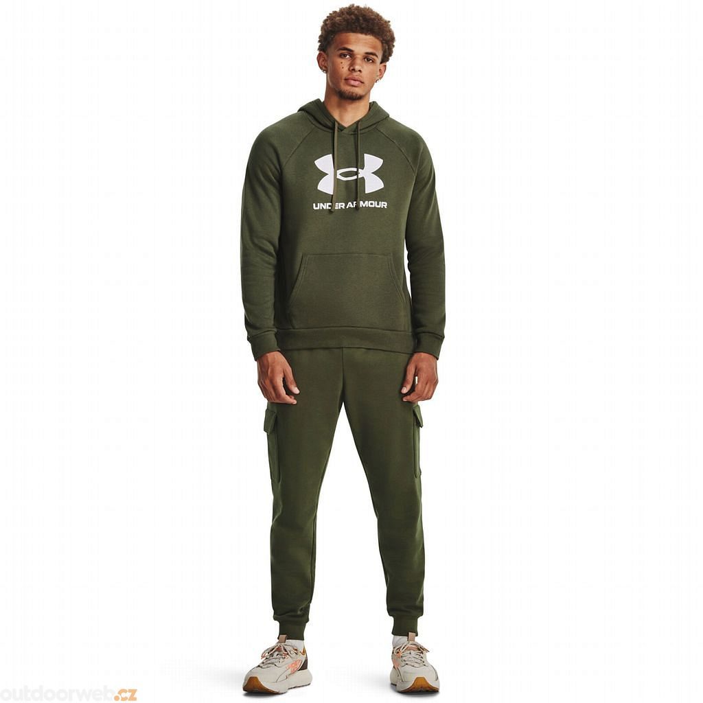  Rival Fleece Logo HD, Green - men's sweatshirt