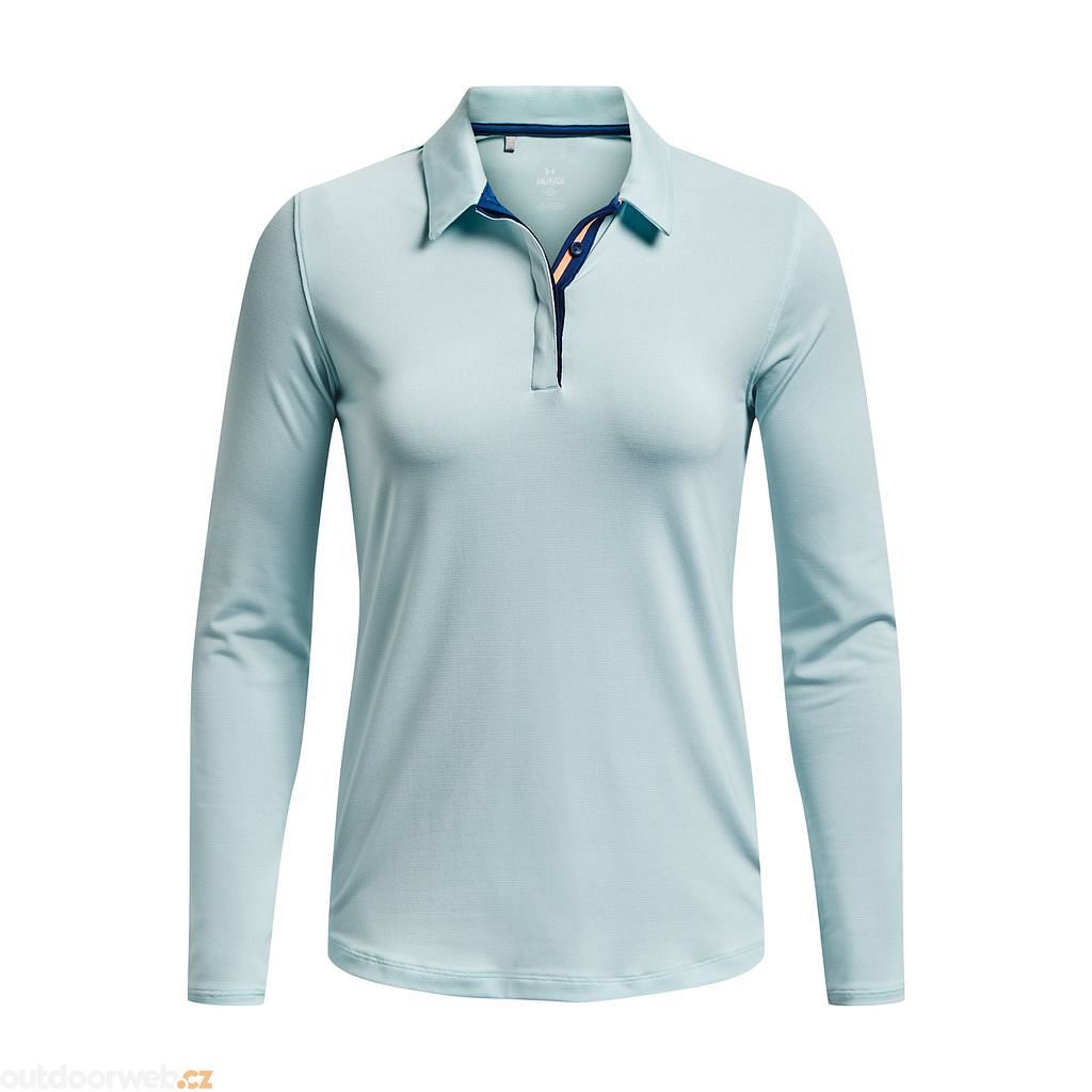 Outdoorweb.eu - UA Zinger MicroStripe LSPolo, Blue - long sleeve shirt for  women - UNDER ARMOUR - 52.73 € - outdoorové oblečení a vybavení shop