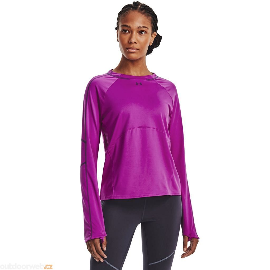  UA Train CW Crew, Purple - long sleeve t-shirt for women - UNDER  ARMOUR - 42.21 € - outdoorové oblečení a vybavení shop