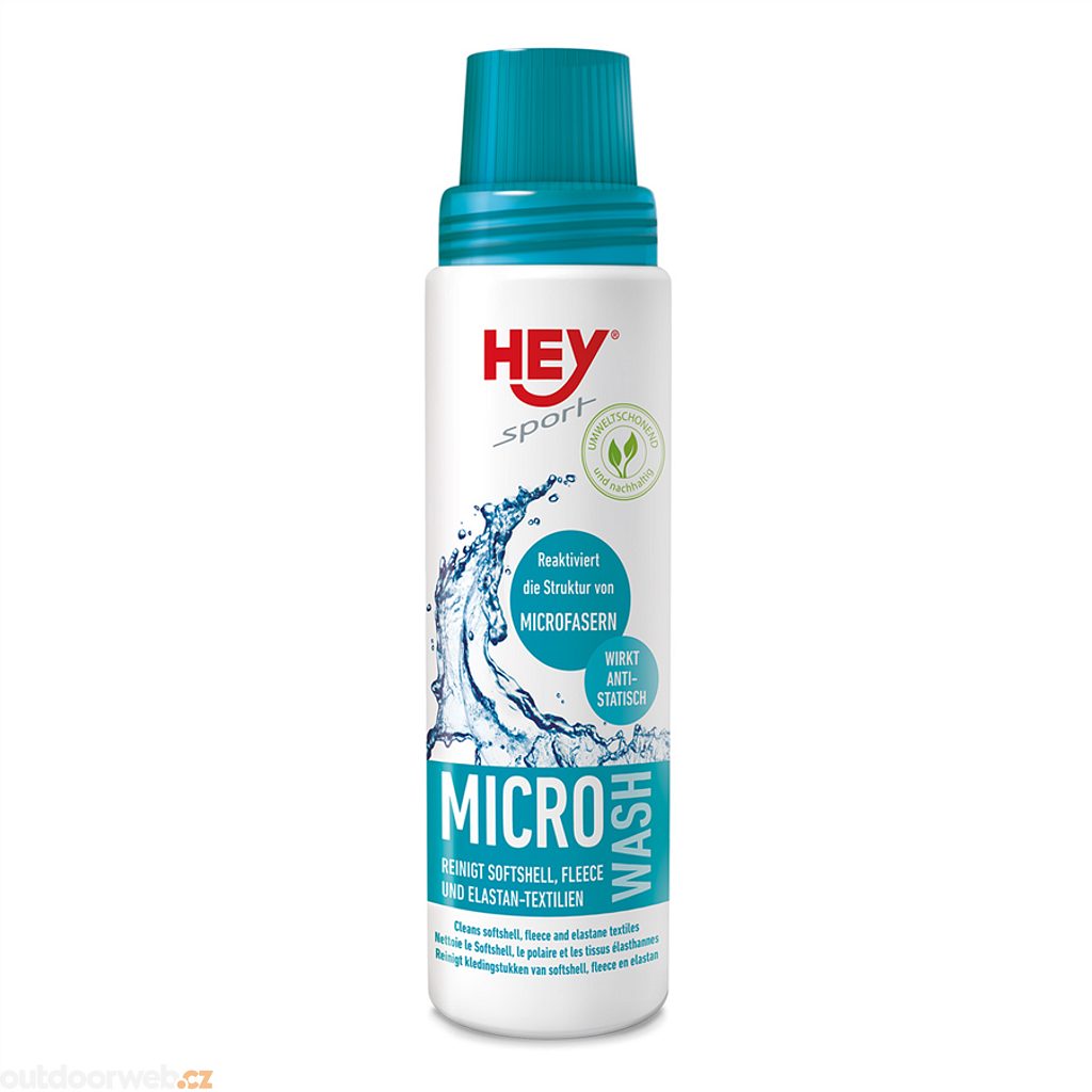 Micro Wash 250 ml - prací prostředek pro softshell - HEY SPORT - čistící  prostředky, impregnace - turistika - 218 Kč