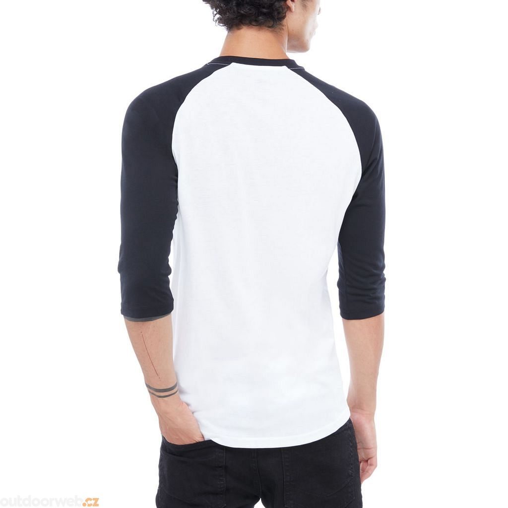 Outdoorweb.eu - CLASSIC RAGLAN, White-Black - men\'s t-shirt - VANS - 30.80  € - outdoorové oblečení a vybavení shop