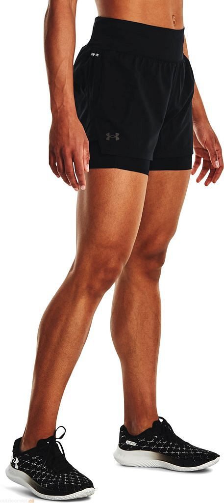  UA RUN STAMINA 2IN1 SHORT-BLK - women's running shorts -  UNDER ARMOUR - 44.49 € - outdoorové oblečení a vybavení shop