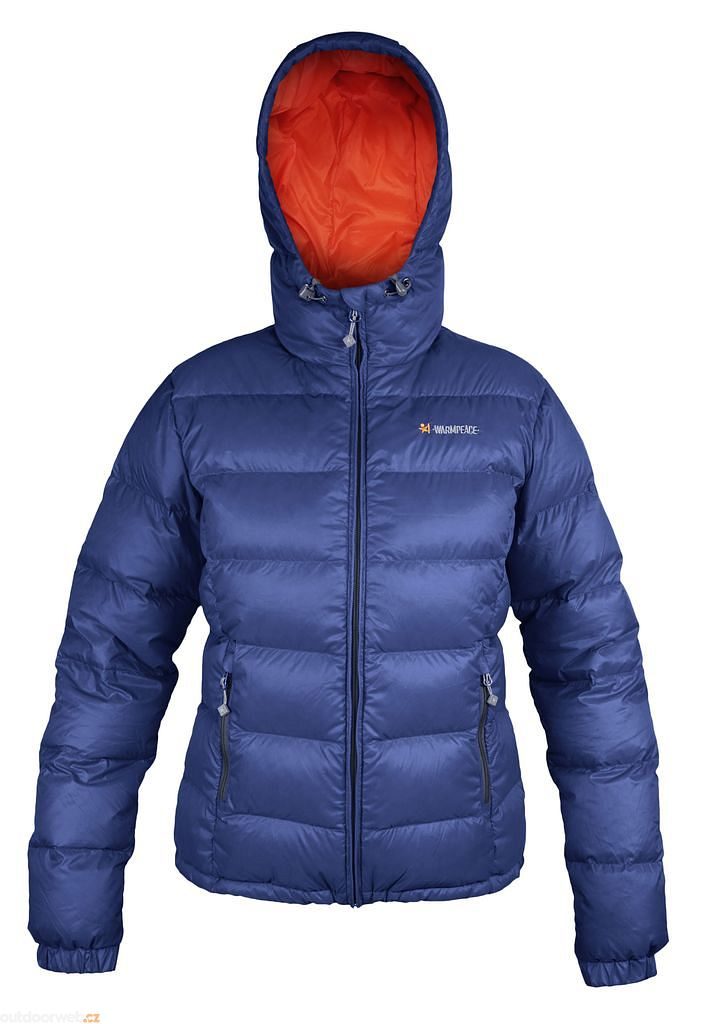 Outdoorweb.cz - BRENTA LADY, navy/mandarine - dámská péřová bunda -  WARMPEACE - 2 301 Kč - outdoorové oblečení a vybavení shop