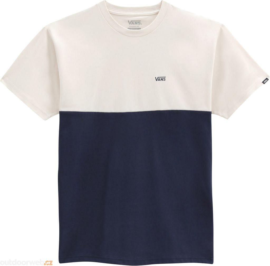 MN COLORBLOCK TEE, dress blues-antique white - men's t-shirt - VANS - 22.89  €
