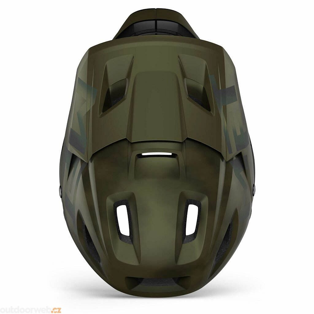 PARACHUTE MCR MIPS kiwi iridescent - Full-face helma pro MTB s odnímatelným  chráničem čelisti - MET - 7 832 Kč
