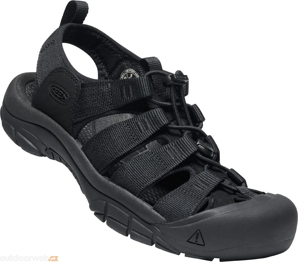 NEWPORT H2 MAN triple black - men's hybrid sandals - KEEN - 91.94 €