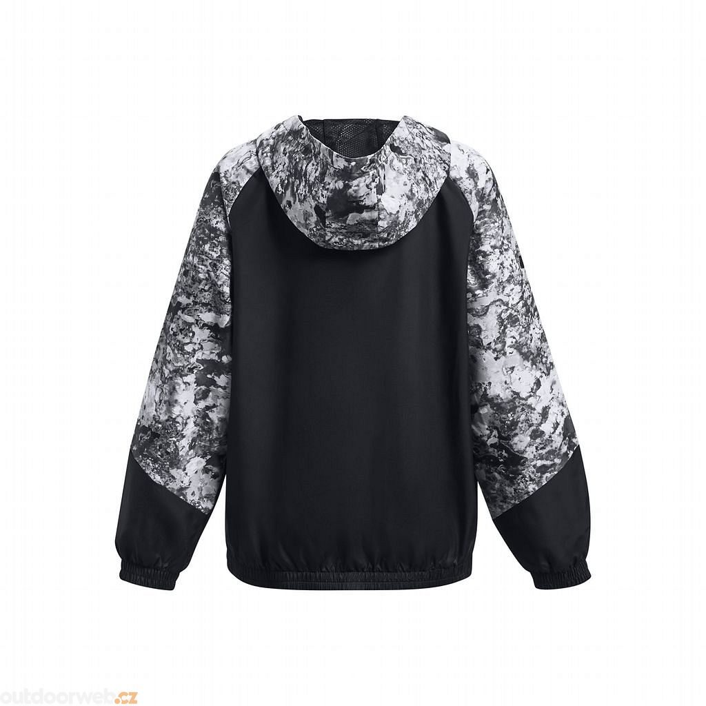  Woven FZ Jacket-BLK - bunda dívčí - UNDER ARMOUR - 65.03 €  - outdoorové oblečení a vybavení shop