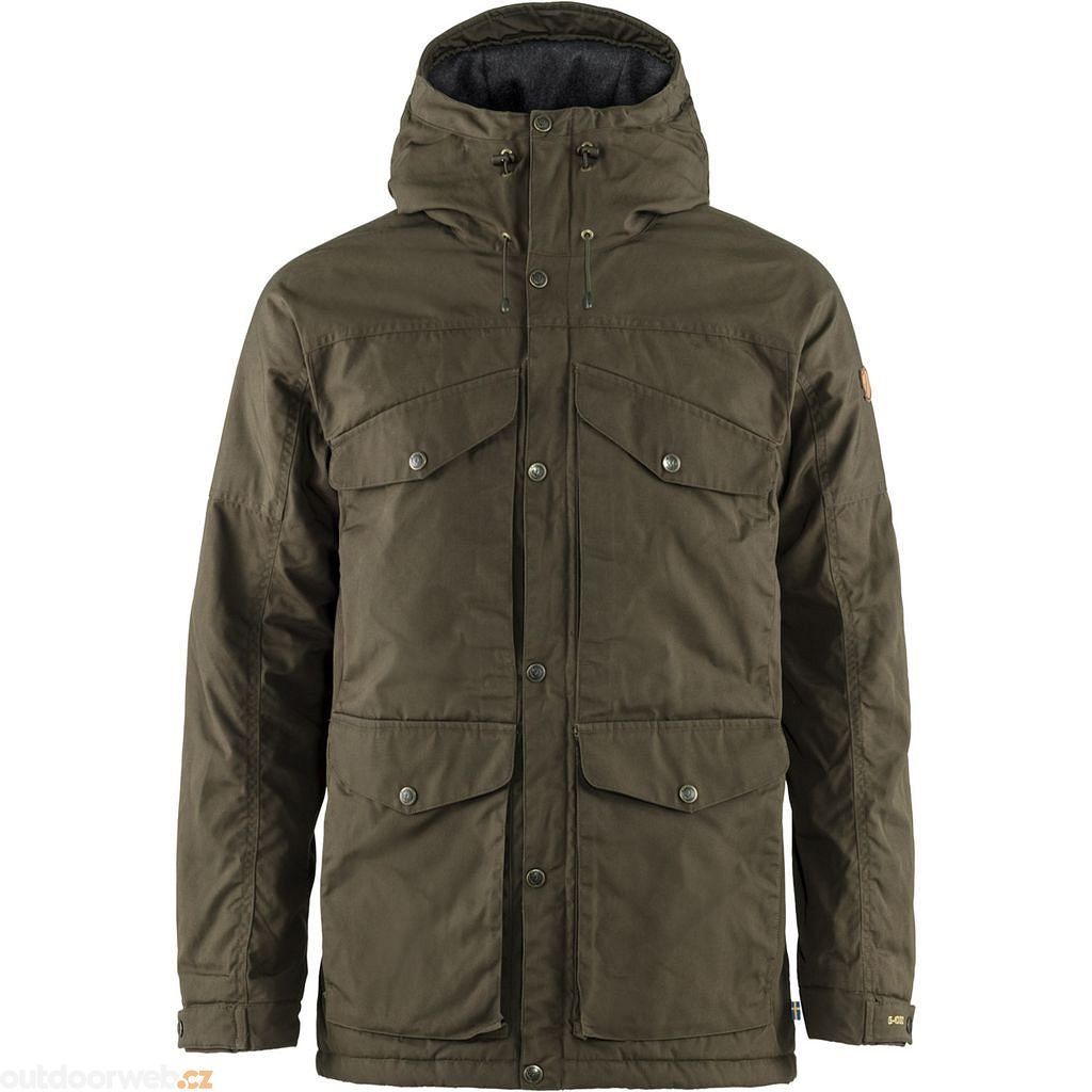 Vidda Pro Wool Padded Jacket M Dark Olive - zimní bunda pánská - FJÄLLRÄVEN  - 418.06 €