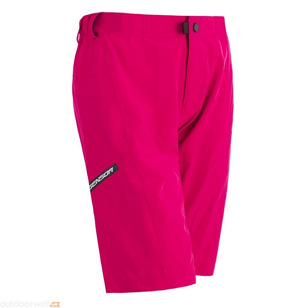 CYKLO HELIUM women's loose shorts, pink - women's shorts with liner -  SENSOR - women's - cycling shorts, Cycling - 53.32 € - Outdoorweb.eu