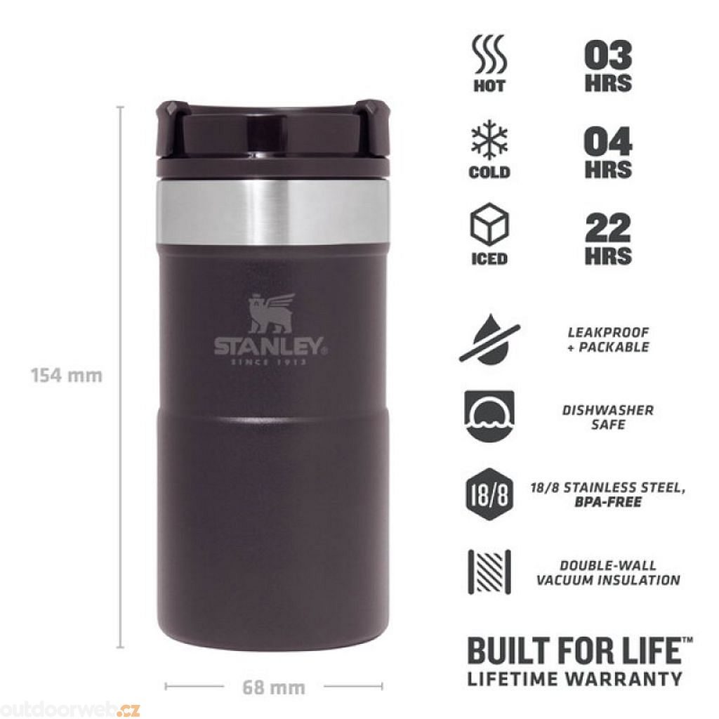 Classic series NEVERLEAK 250 ml black matt - thermos - STANLEY