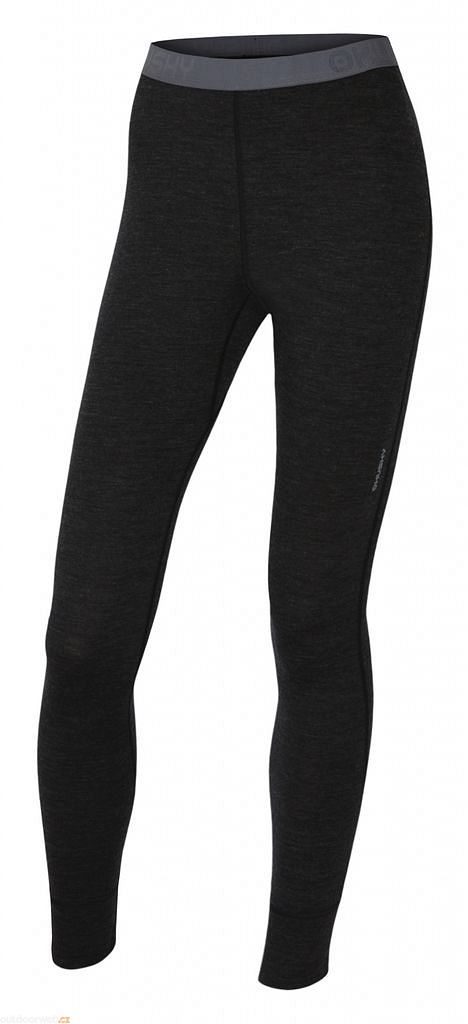 Merino Women's Pants Black - Merino thermal underwear Women's trousers  black - HUSKY - 43.90 €