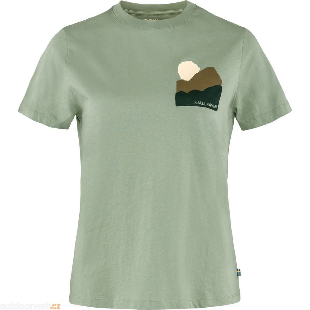 Nature T-shirt W Sage Green - tričko dámské - FJÄLLRÄVEN - 60.25 €