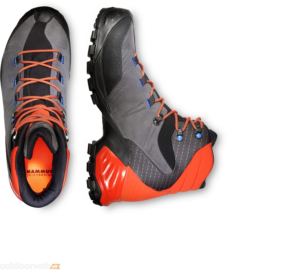 Beoefend verzekering Portugees Trovat Tour High GTX® Men asphalt-hot red - Men's shoes - MAMMUT - 224.19 €