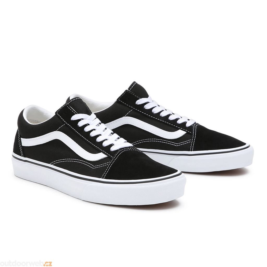 Old Skool Wide BLACK/TRUE WHITE - unisex sneakers - VANS - 72.32 €
