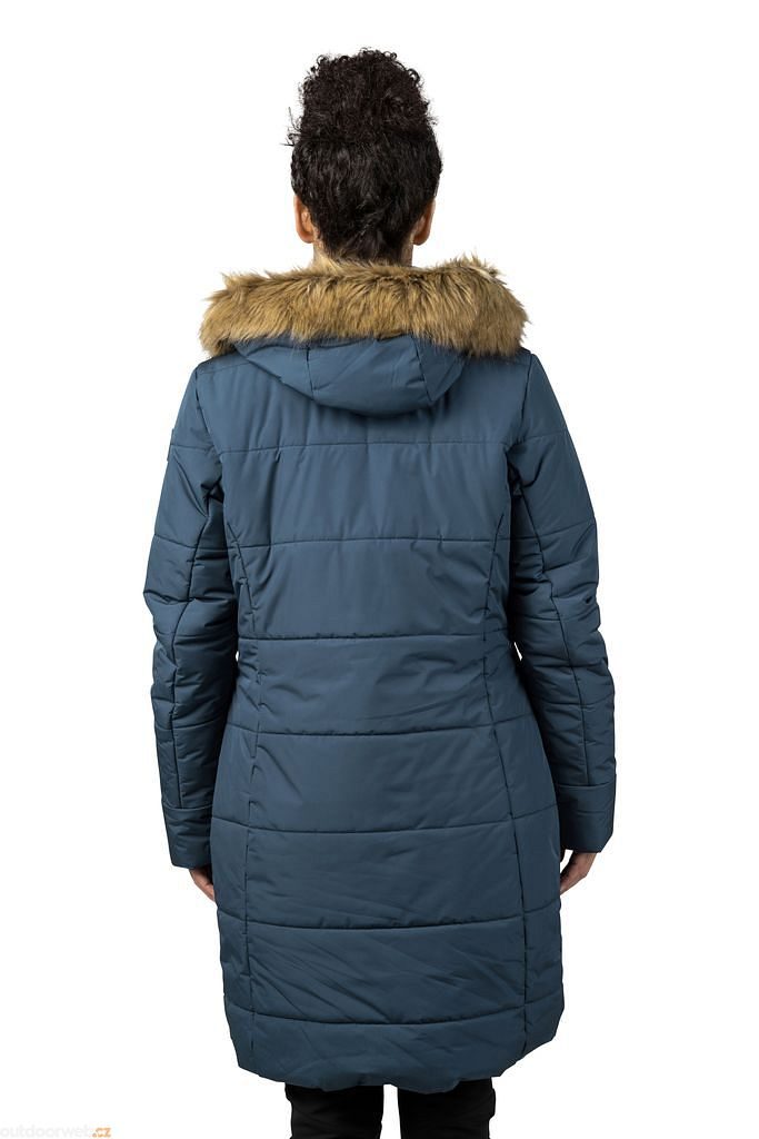 Fermina long length quilted puffer parka jacket navy sale