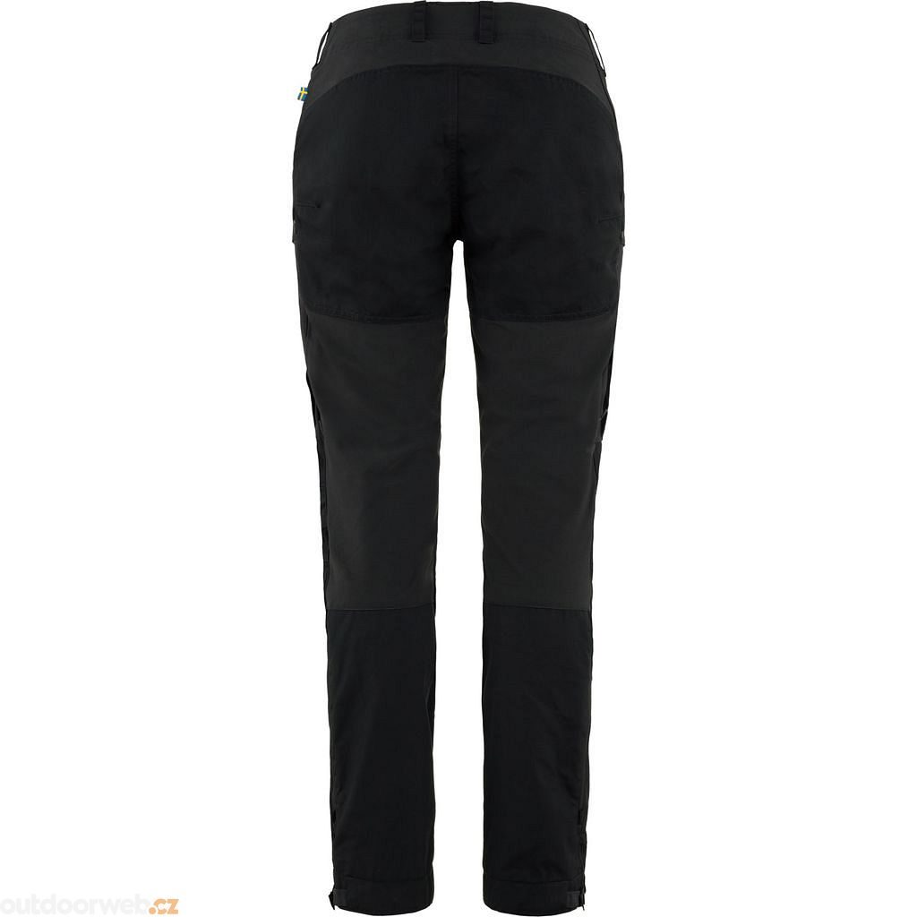 Outdoorweb.eu - Keb Trousers Curved W Short Black - women's hiking trousers  - FJÄLLRÄVEN - 220.59 € - outdoorové oblečení a vybavení shop