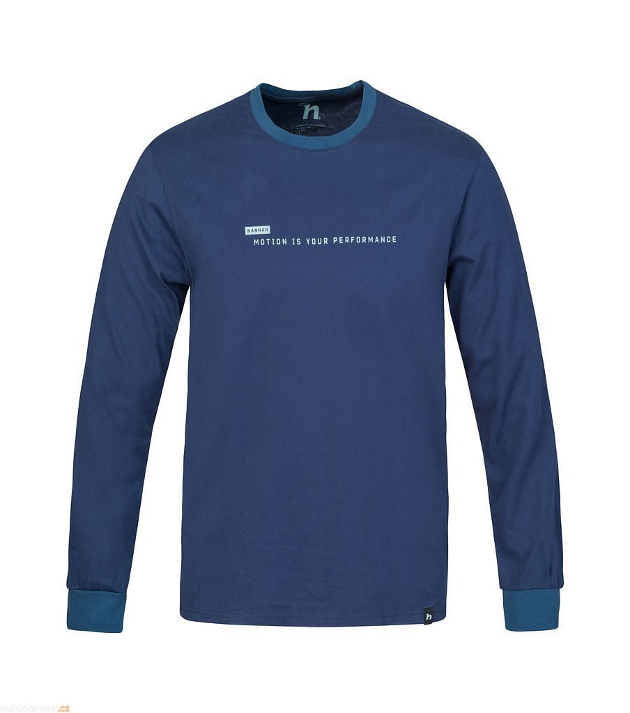 KIRK, patriot blue - tričko dlouhý rukáv pánské - HANNAH - 32.53 €