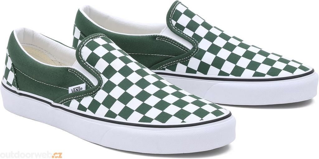 UA Classic Slip-On COLOR THEORY CHECKERBOARD GREENER PASTURES - sneakers  for women - VANS - 64.52 €