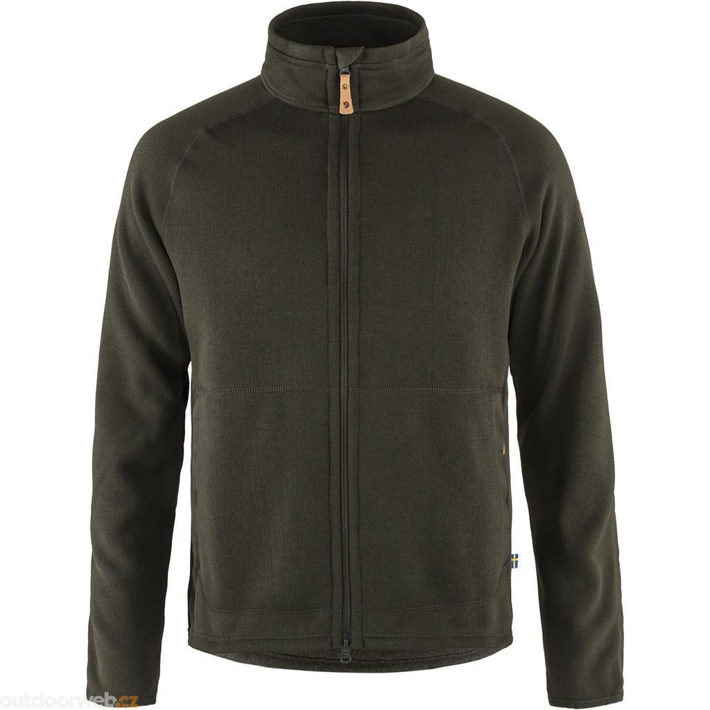 Övik Fleece Zip Sweater M Deep Forest - fleece mikina pánská - FJÄLLRÄVEN -  143.54 €