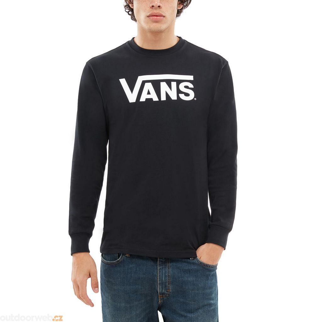VANS CLASSIC LONG SLEEVE T-SHIRT, Black-White - men's t-shirt - VANS -  35.74 €