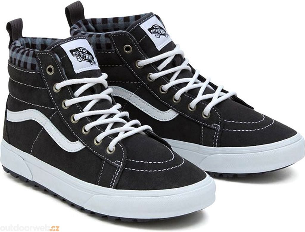 JN SK8-Hi MTE-1 PLAID GREY/WHITE - children's sneakers - VANS - 65.14 €