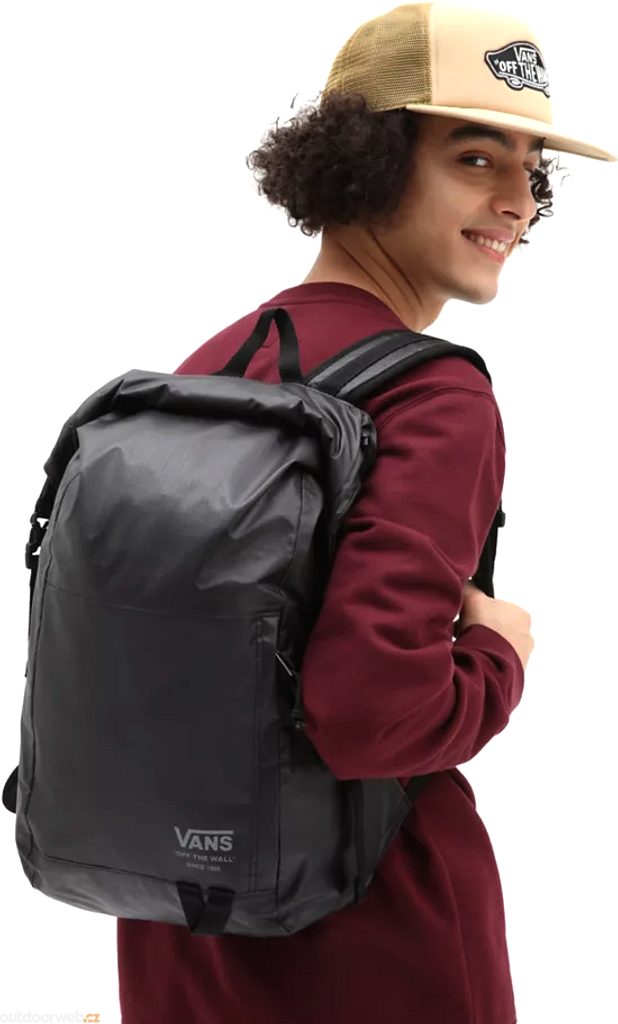 VANS ROLLTOP BACKPACK BLACK - city backpack - VANS - 57.48 €