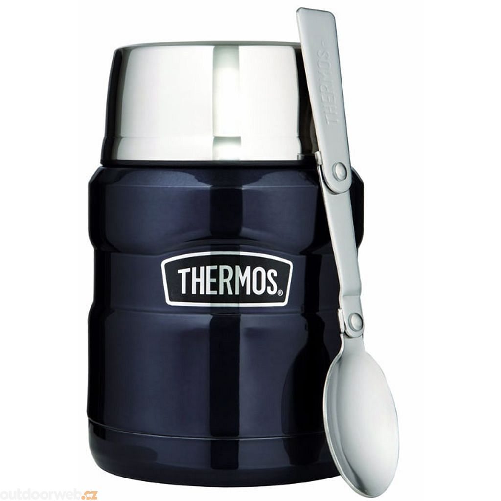  Food thermos with folding spoon and cup 470 ml