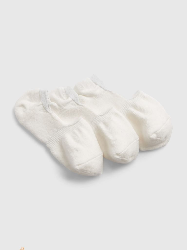 Outdoorweb.eu - 542785-00 Neviditelné ponožky, 3 páry Bílá - Pánské neviditelné  ponožky - GAP - 11.47 € - outdoorové oblečení a vybavení shop