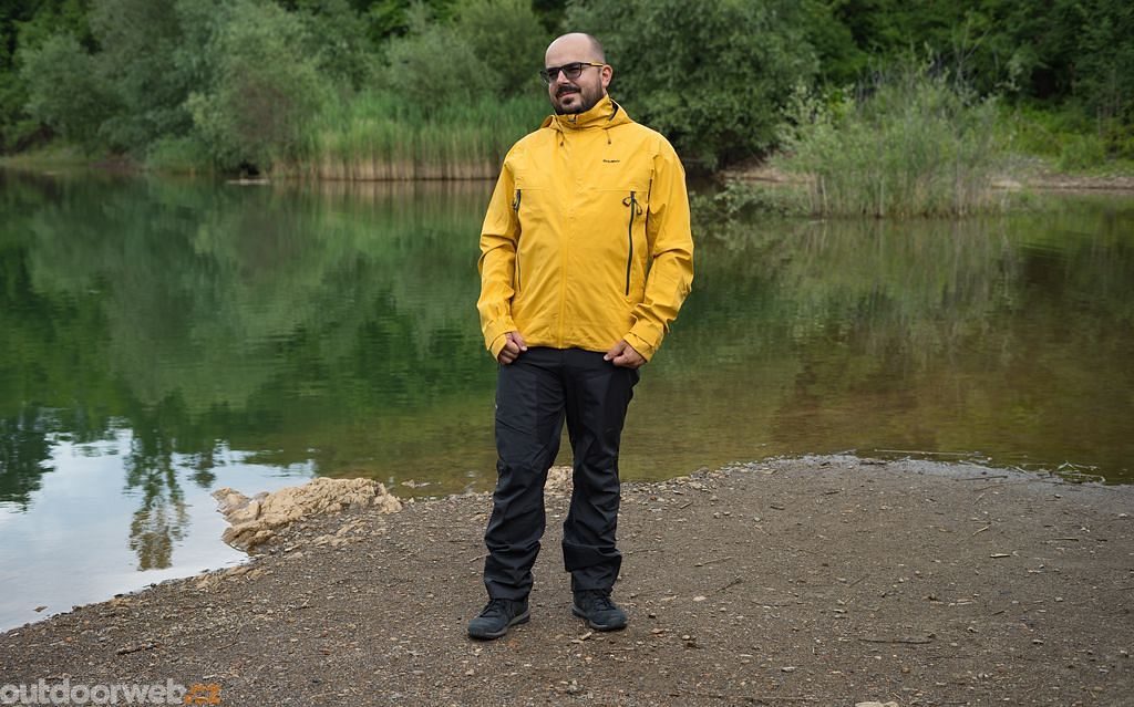 Outdoorweb.eu Nakron M sv. hořčicová Men's outdoor jacket HUSKY