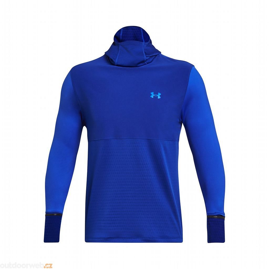  QUALIFIER COLD HOODY, Blue - men's sweatshirt