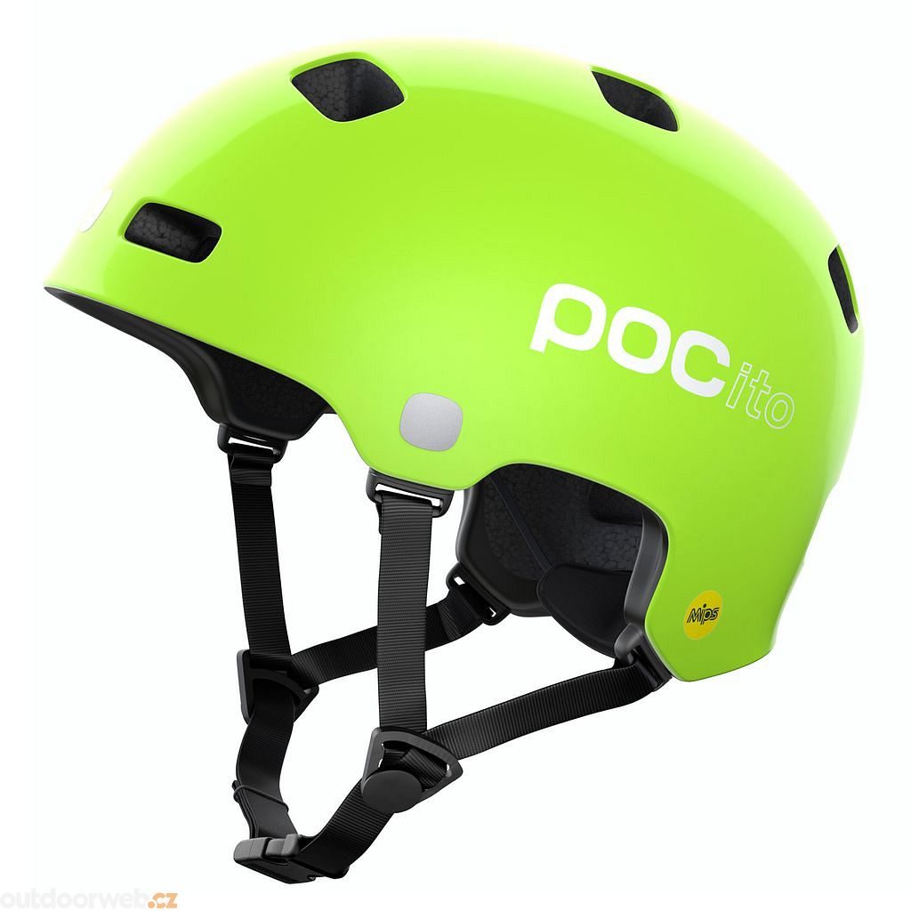 POCito Crane MIPS Fluorescent Yellow/Green - Dětská cyklistická helma - POC  - 1 953 Kč