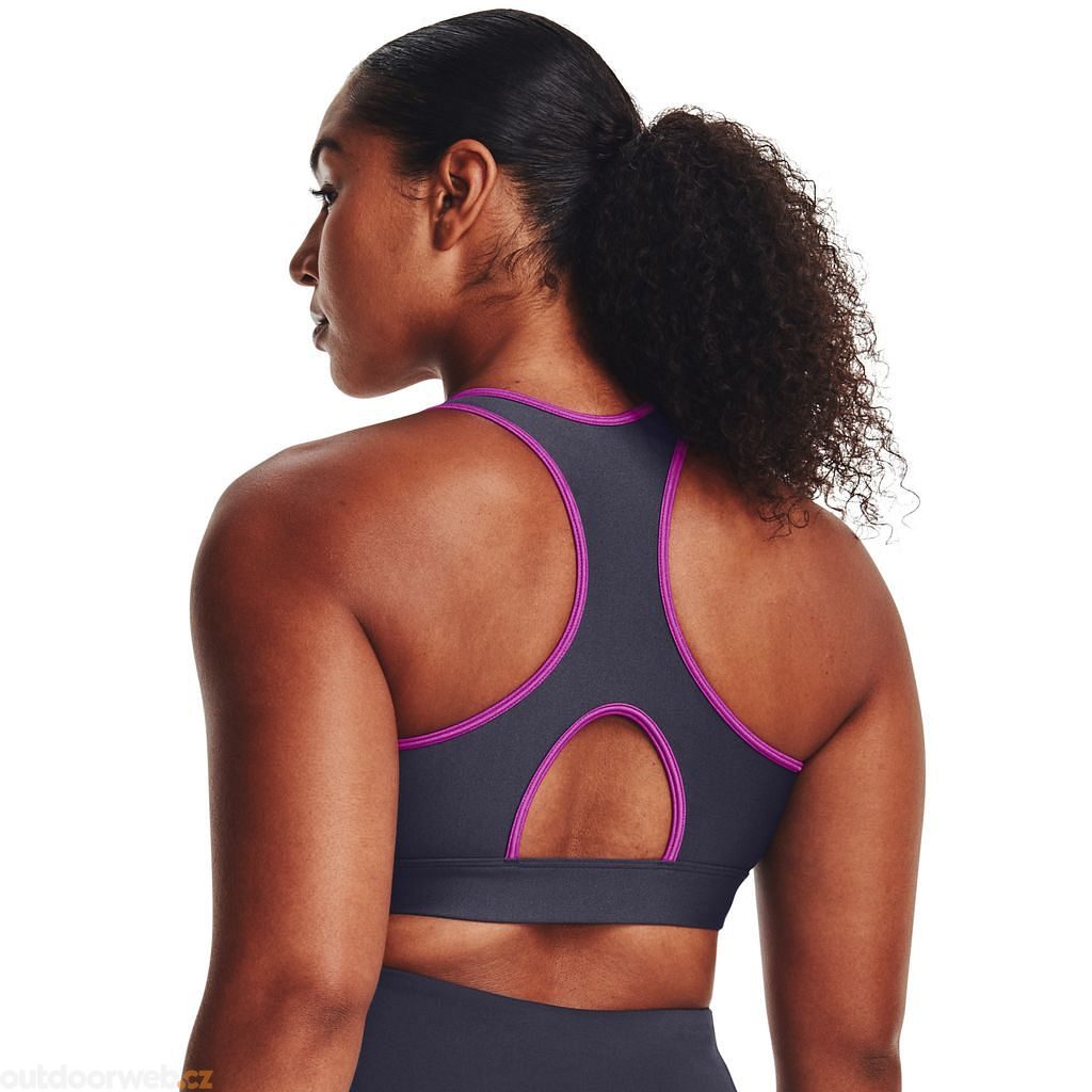  UA HG Armour Mid Padless, Gray - sports bra - UNDER ARMOUR  - 22.80 € - outdoorové oblečení a vybavení shop