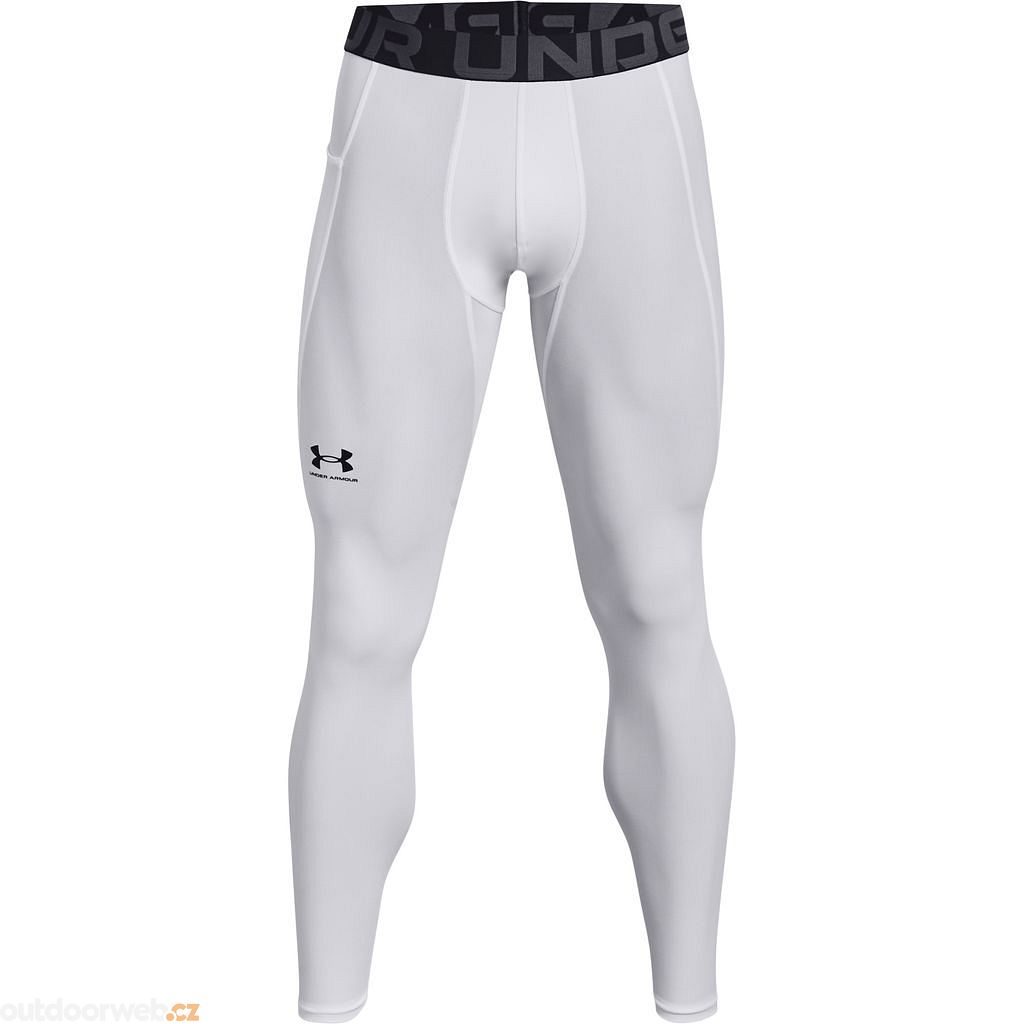  UA HG Armour Leggings, White - men's compression leggings -  UNDER ARMOUR - 27.60 € - outdoorové oblečení a vybavení shop