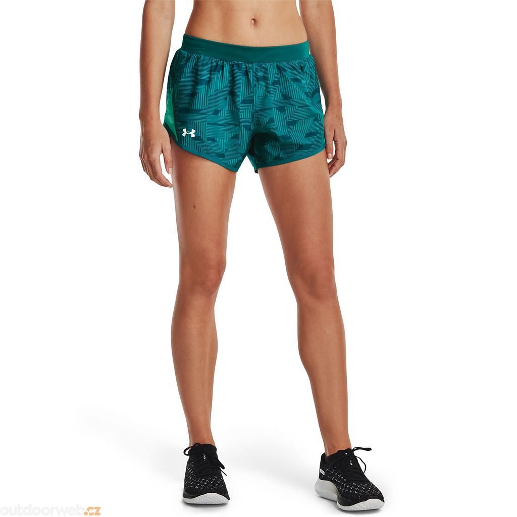 Fly By 2.0 Printed Short, green - women's running shorts - UNDER ARMOUR -  24.67 €