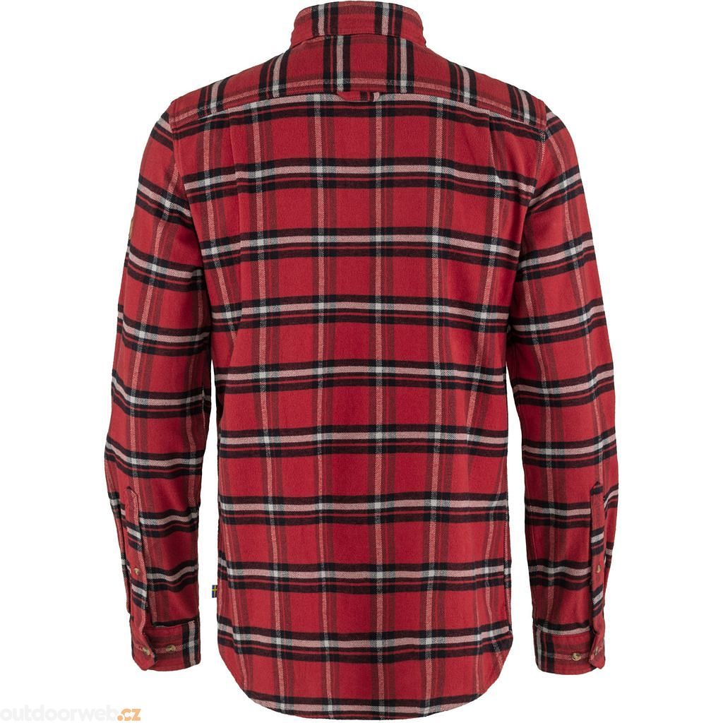 Övik Heavy Flannel Shirt M Red Oak-Fog - pánská košile s dlouhým rukávem -  FJÄLLRÄVEN - 2 691 Kč
