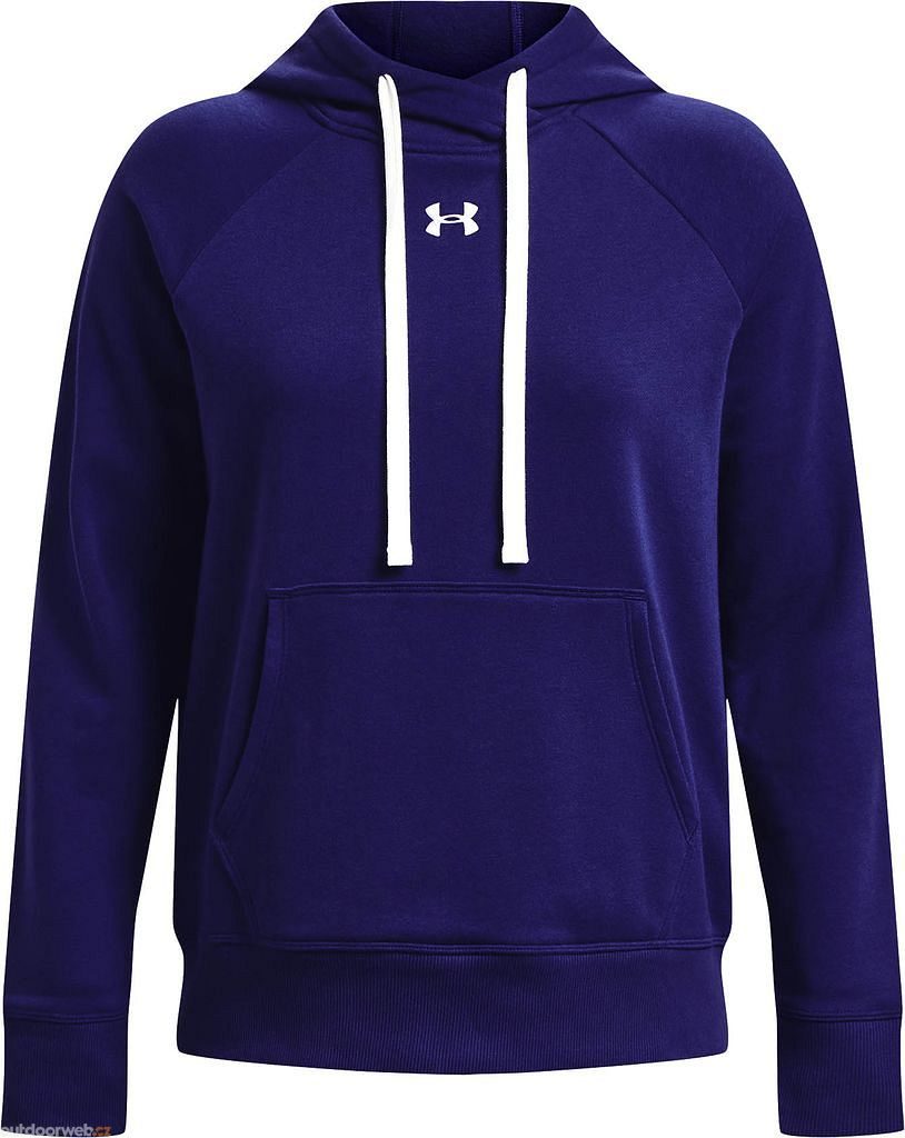  Rival Fleece HB Hoodie-BLU - women's sweatshirt - UNDER  ARMOUR - 39.44 € - outdoorové oblečení a vybavení shop