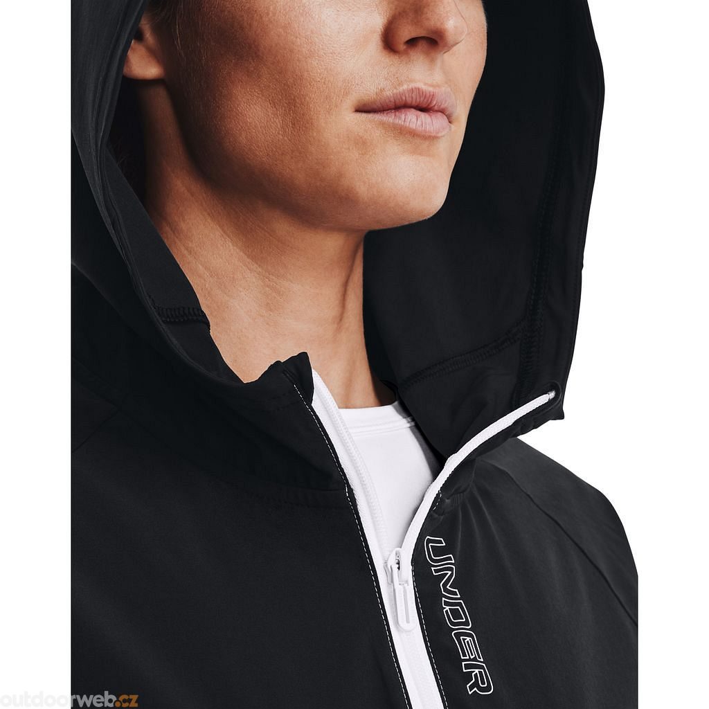 Outdoorweb.eu - Woven FZ Jacket, Black - women's jacket - UNDER ARMOUR -  50.66 € - outdoorové oblečení a vybavení shop