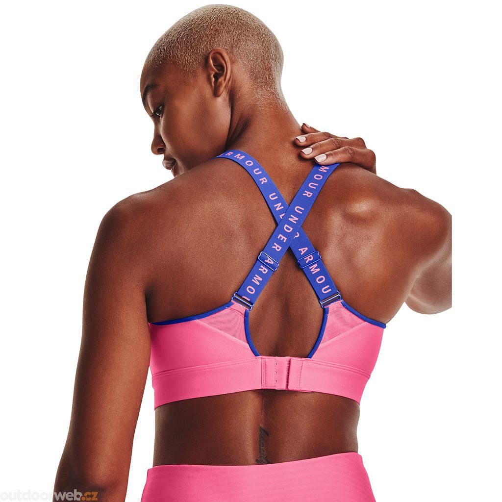  UA Infinity High Print Bra, Pink/blue - sports bra - UNDER  ARMOUR - 49.75 € - outdoorové oblečení a vybavení shop
