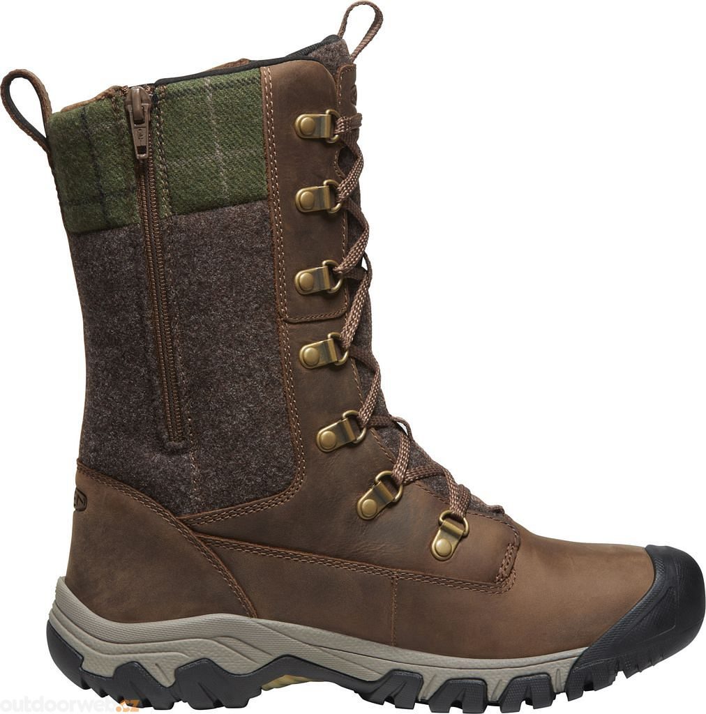 Outdoorweb.eu GRETA TALL BOOT WP WOMEN dark earth green plaid