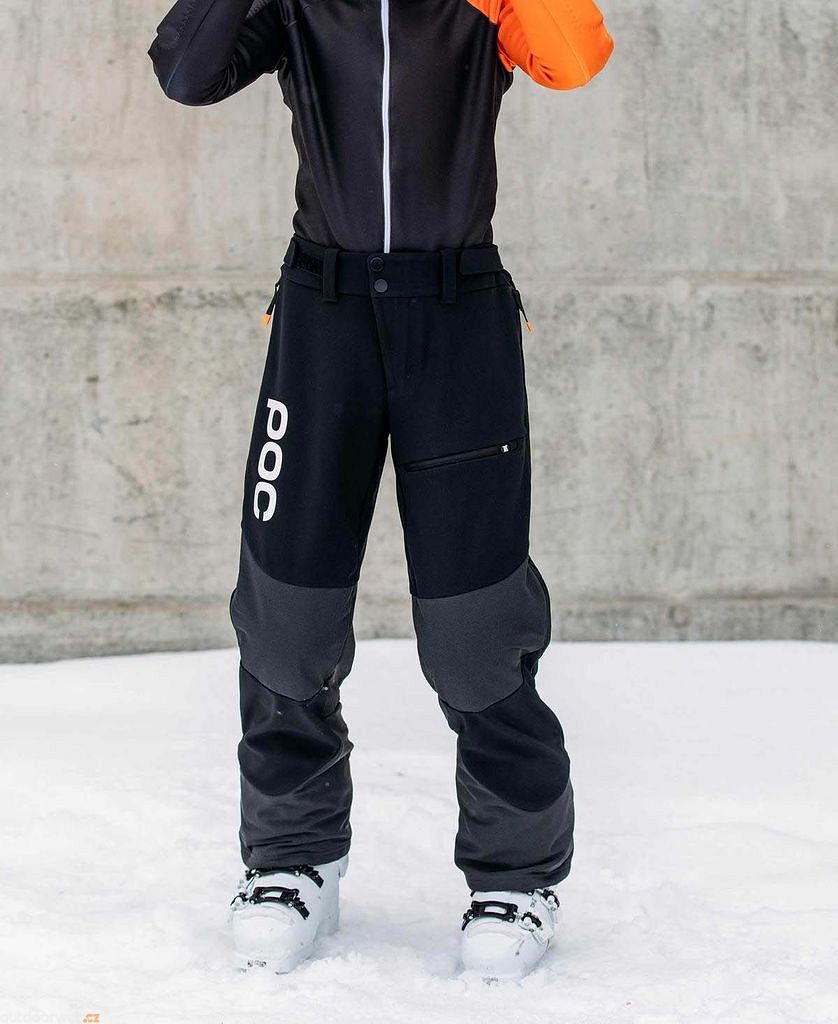 Race Zip Pant Jr Uranium Black - lyžařské kalhoty juniorské - POC - dětské  - Lyžařské kalhoty, Lyžování - 5 272 Kč