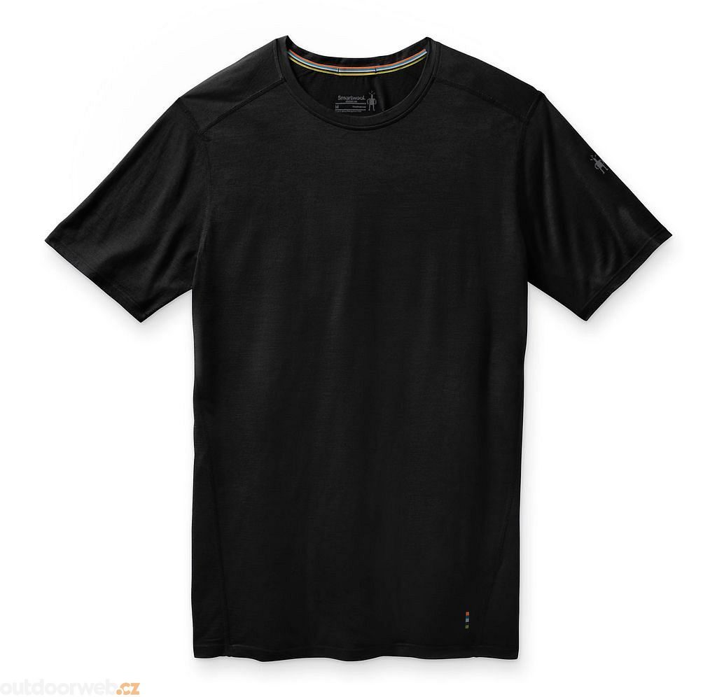 M MERINO SHORT SLEEVE TEE black - pánské tričko - SMARTWOOL - 1 169 Kč