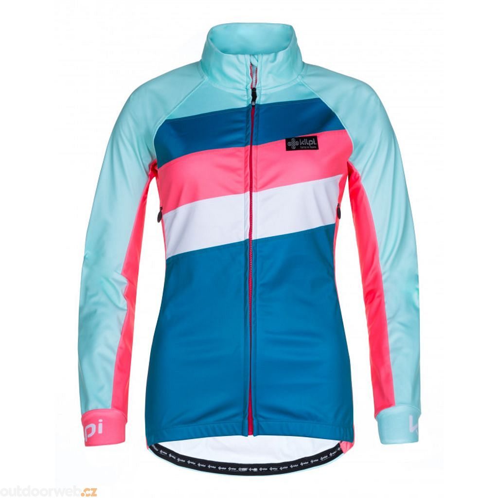 Orlandi w turquoise - Women's full-zip cycling jacket - KILPI - 40.55 €
